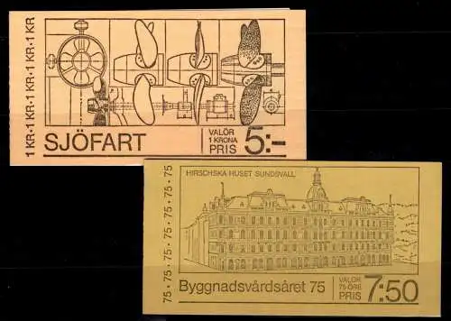 Schweden MH 48 und 50 postfrisch #ON032