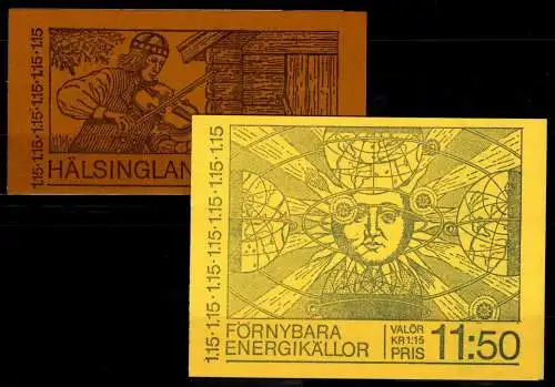 Schweden MH 77 und 78 postfrisch #ON042