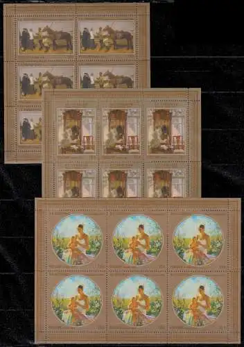 Russland 1845-1850 postfrisch als Kleinbogensatz #OK914