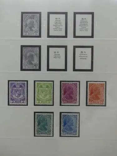 Liechtenstein sauber ** Sammlung 1912-2015, über 8000 € in 4 Safe-Alben #LZ812