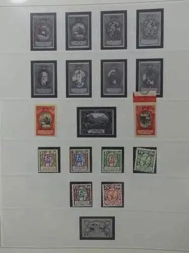 Liechtenstein sauber ** Sammlung 1912-2015, über 8000 € in 4 Safe-Alben #LZ812