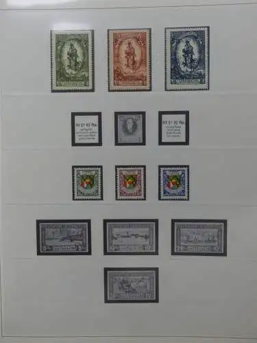 Liechtenstein sauber ** Sammlung 1912-2015, über 8000 € in 4 Safe-Alben #LZ812