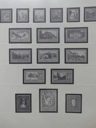 Liechtenstein sauber ** Sammlung 1912-2015, über 8000 € in 4 Safe-Alben #LZ812