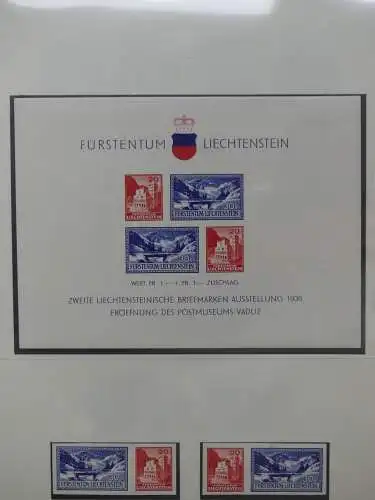 Liechtenstein sauber ** Sammlung 1912-2015, über 8000 € in 4 Safe-Alben #LZ812