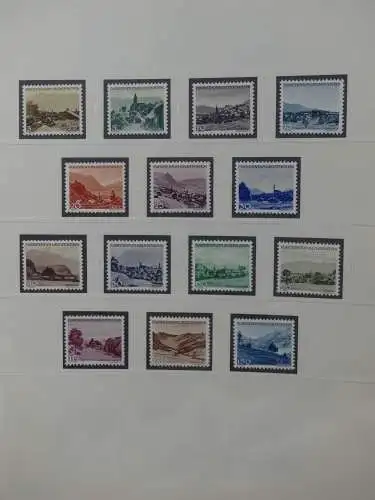 Liechtenstein sauber ** Sammlung 1912-2015, über 8000 € in 4 Safe-Alben #LZ812