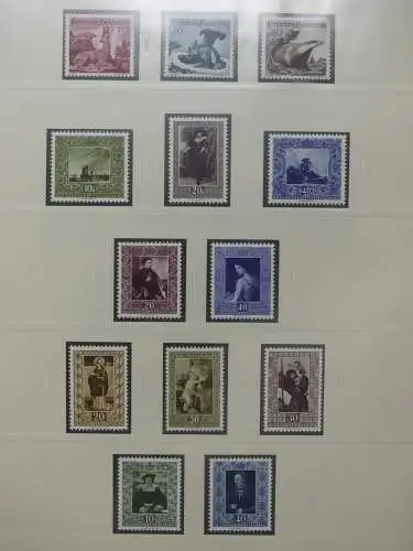 Liechtenstein sauber ** Sammlung 1912-2015, über 8000 € in 4 Safe-Alben #LZ812