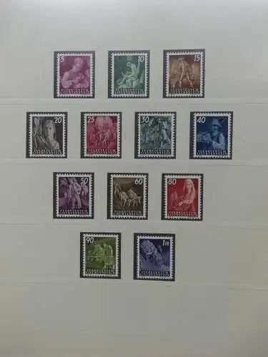 Liechtenstein sauber ** Sammlung 1912-2015, über 8000 € in 4 Safe-Alben #LZ812