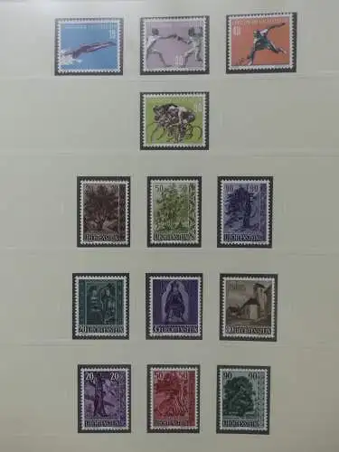 Liechtenstein sauber ** Sammlung 1912-2015, über 8000 € in 4 Safe-Alben #LZ812