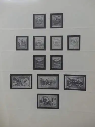 Liechtenstein sauber ** Sammlung 1912-2015, über 8000 € in 4 Safe-Alben #LZ812