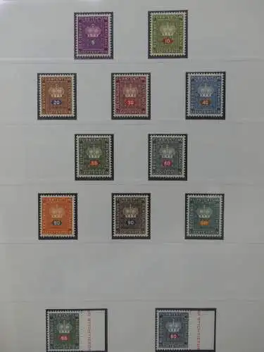 Liechtenstein sauber ** Sammlung 1912-2015, über 8000 € in 4 Safe-Alben #LZ812