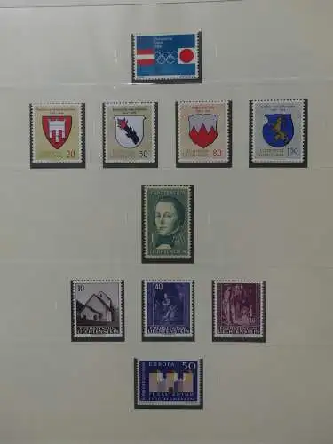 Liechtenstein sauber ** Sammlung 1912-2015, über 8000 € in 4 Safe-Alben #LZ812