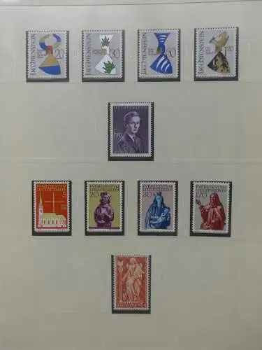 Liechtenstein sauber ** Sammlung 1912-2015, über 8000 € in 4 Safe-Alben #LZ812