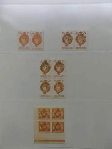 Liechtenstein sauber ** Sammlung 1912-2015, über 8000 € in 4 Safe-Alben #LZ812