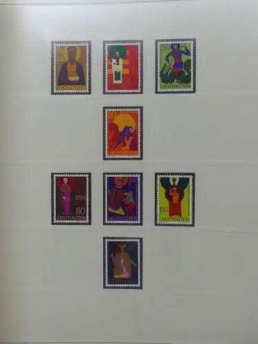 Liechtenstein sauber ** Sammlung 1912-2015, über 8000 € in 4 Safe-Alben #LZ812