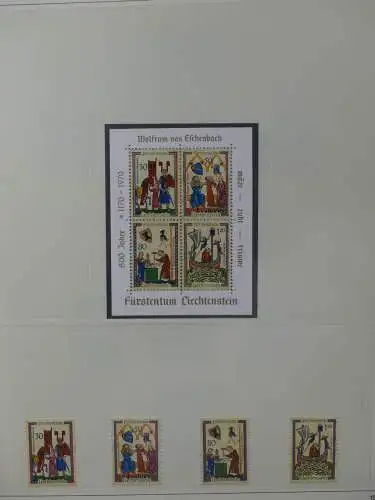 Liechtenstein sauber ** Sammlung 1912-2015, über 8000 € in 4 Safe-Alben #LZ812