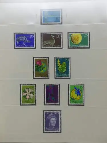 Liechtenstein sauber ** Sammlung 1912-2015, über 8000 € in 4 Safe-Alben #LZ812