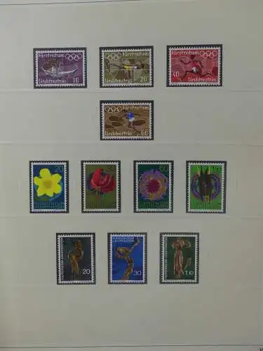 Liechtenstein sauber ** Sammlung 1912-2015, über 8000 € in 4 Safe-Alben #LZ812