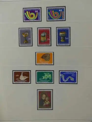 Liechtenstein sauber ** Sammlung 1912-2015, über 8000 € in 4 Safe-Alben #LZ812