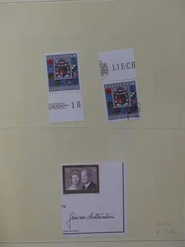 Liechtenstein sauber ** Sammlung 1912-2015, über 8000 € in 4 Safe-Alben #LZ812