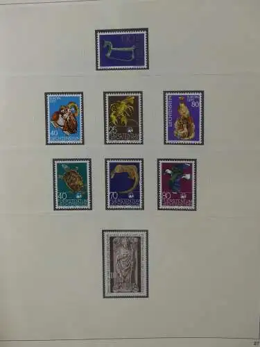 Liechtenstein sauber ** Sammlung 1912-2015, über 8000 € in 4 Safe-Alben #LZ812