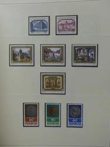 Liechtenstein sauber ** Sammlung 1912-2015, über 8000 € in 4 Safe-Alben #LZ812
