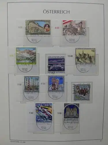 Österreich 1995-2005, mit 200 € Nominale im Leuchtturm Vordruck #LZ845