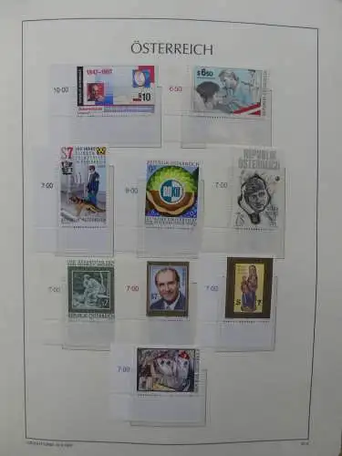 Österreich 1995-2005, mit 200 € Nominale im Leuchtturm Vordruck #LZ845
