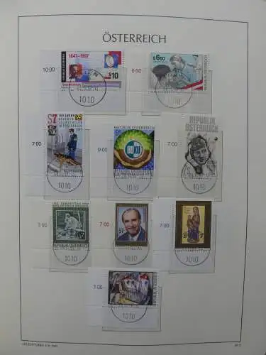 Österreich 1995-2005, mit 200 € Nominale im Leuchtturm Vordruck #LZ845