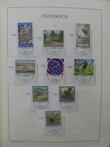 Österreich 1995-2005, mit 200 € Nominale im Leuchtturm Vordruck #LZ845