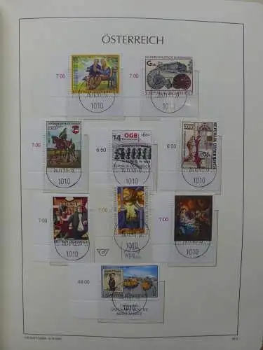 Österreich 1995-2005, mit 200 € Nominale im Leuchtturm Vordruck #LZ845