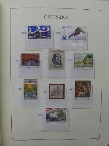 Österreich 1995-2005, mit 200 € Nominale im Leuchtturm Vordruck #LZ845