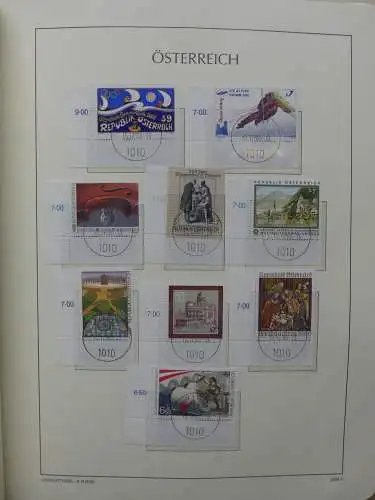 Österreich 1995-2005, mit 200 € Nominale im Leuchtturm Vordruck #LZ845