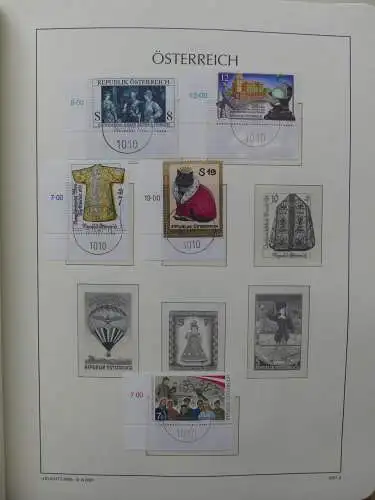 Österreich 1995-2005, mit 200 € Nominale im Leuchtturm Vordruck #LZ845