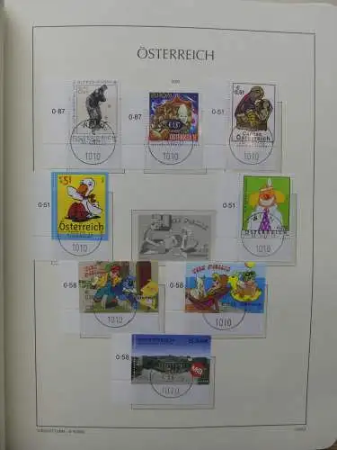 Österreich 1995-2005, mit 200 € Nominale im Leuchtturm Vordruck #LZ845