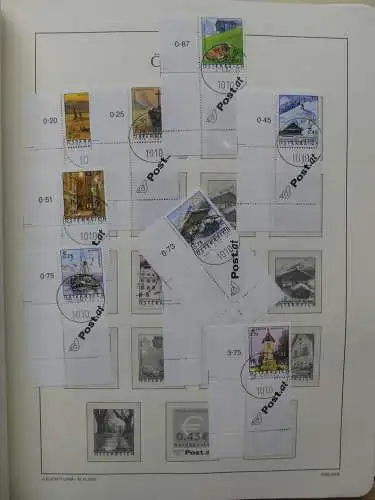 Österreich 1995-2005, mit 200 € Nominale im Leuchtturm Vordruck #LZ845