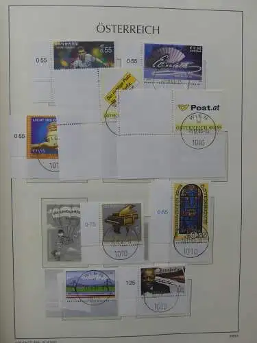 Österreich 1995-2005, mit 200 € Nominale im Leuchtturm Vordruck #LZ845