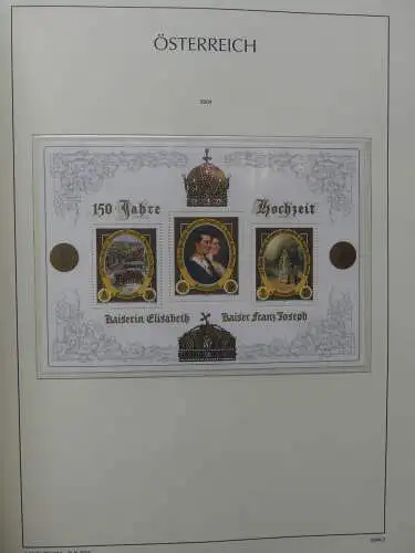 Österreich 1995-2005, mit 200 € Nominale im Leuchtturm Vordruck #LZ845