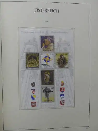 Österreich 1995-2005, mit 200 € Nominale im Leuchtturm Vordruck #LZ845