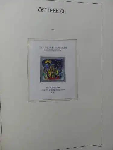 Österreich 1995-2005, mit 200 € Nominale im Leuchtturm Vordruck #LZ845