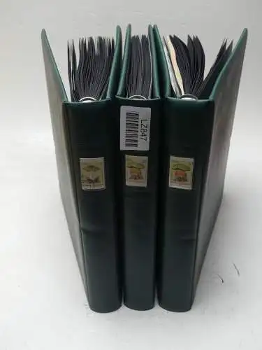 Motiv große Sammlung Pilze in 3 Lindner Vordruck #LZ847