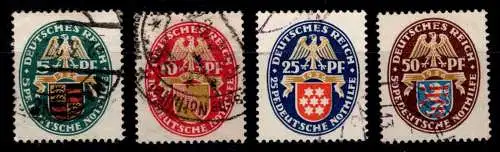 Deutsches Reich 398-401 gestempelt #OK761