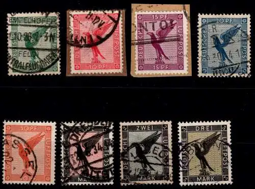 Deutsches Reich 378-384 gestempelt #OK757