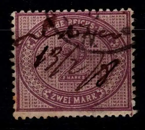 Deutsches Reich 37 a gestempelt geprüft Zenker BPP #OK770