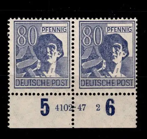 Alliierte Besetzung 957 HAN postfrisch H 4102.47 2, leicht vorgefaltet #OO499