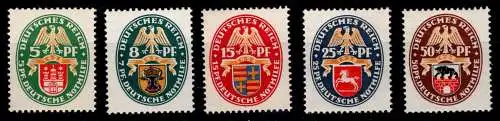 Deutsches Reich 425-429 postfrisch geprüft Schlegel BPP #OK764