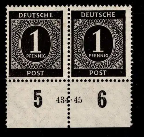 Alliierte Besetzung 911 HAN postfrisch H 434.45 #OO504