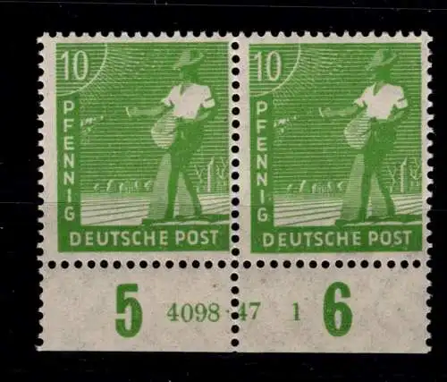 Alliierte Besetzung 946 HAN postfrisch H 4098.47 1, leicht vorgefaltet #OO500