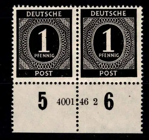 Alliierte Besetzung 911 HAN postfrisch H 4001.46 2 #OO509
