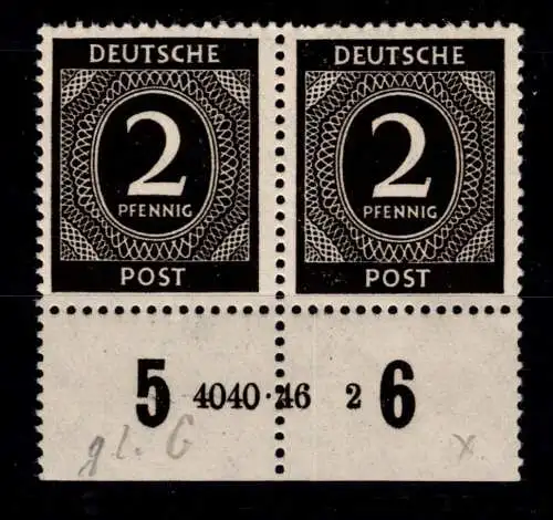 Alliierte Besetzung 912 HAN postfrisch H 4040.46 2 #OO513