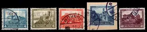 Deutsches Reich 474-478 gestempelt #OK749